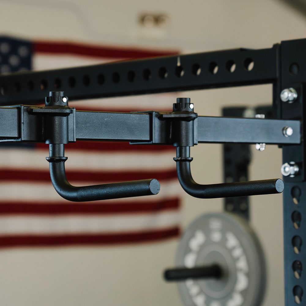 Adjustable Handle Pull Up Bar – Rack Mounted