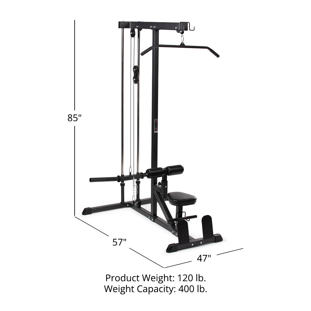 Plate-Loaded Lat Pull Down & Cable Row Machine