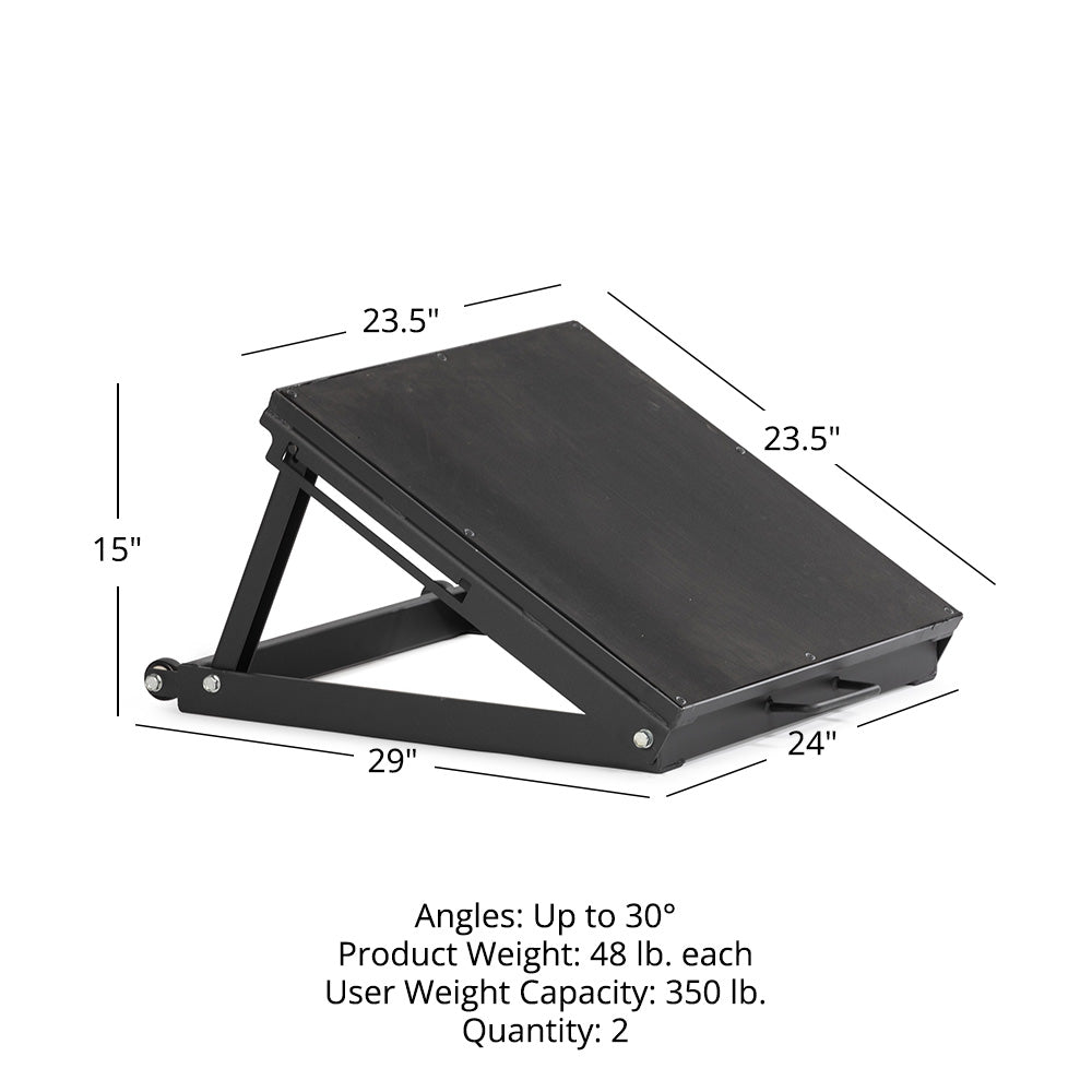 Foldable Angled Plyometrics Box