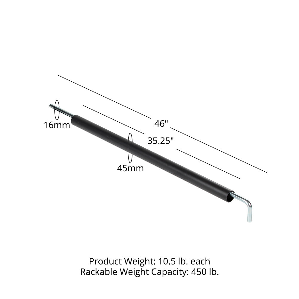 Pin And Pipe Safety Set Fits T-3 and X-3 Series Bolt Down | 36"
