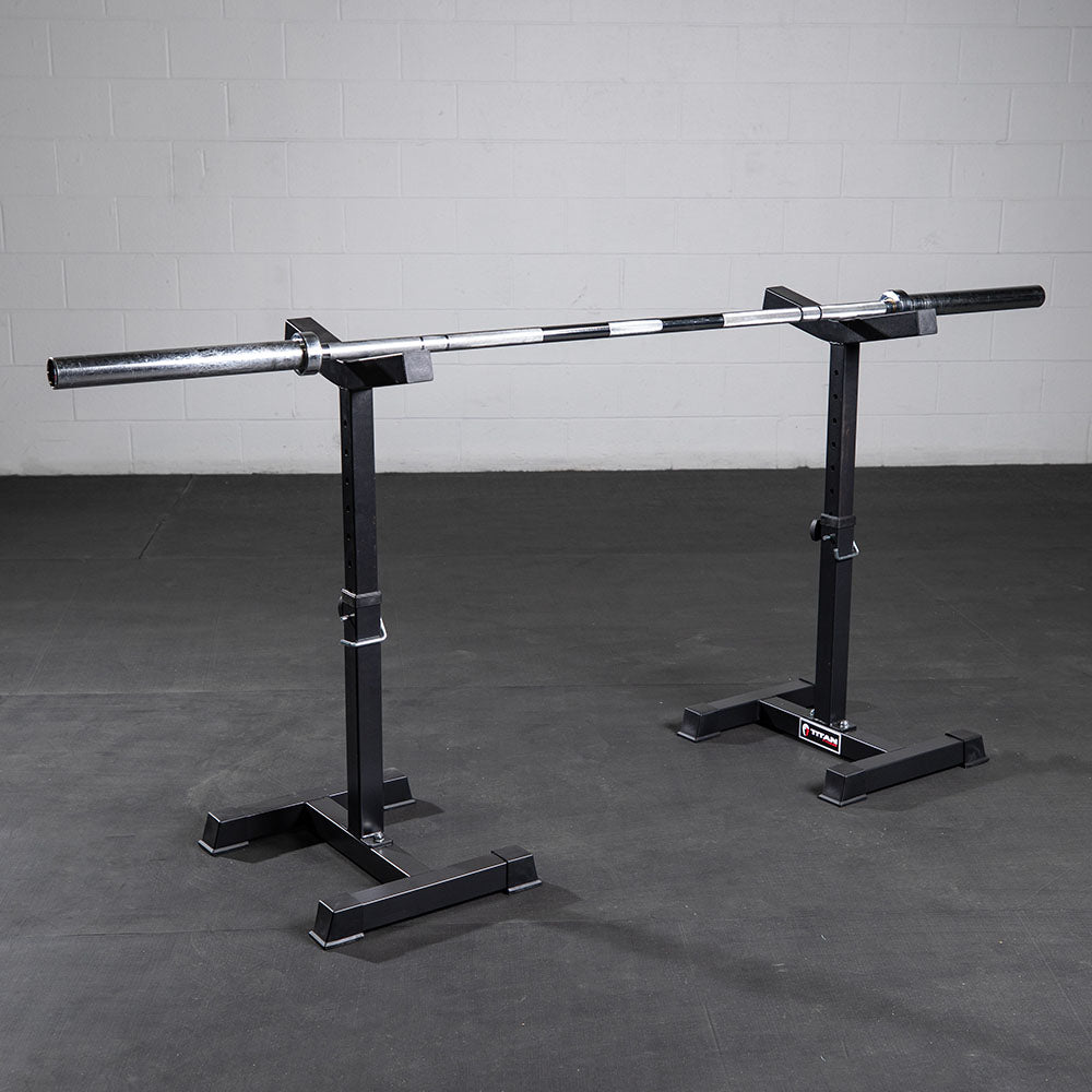 Independent Bench Press Spotter Stands