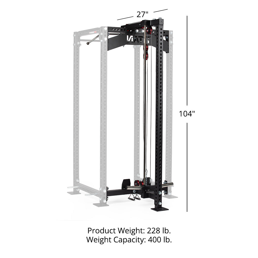 TITAN Series Lat Tower Power Rack Attachment