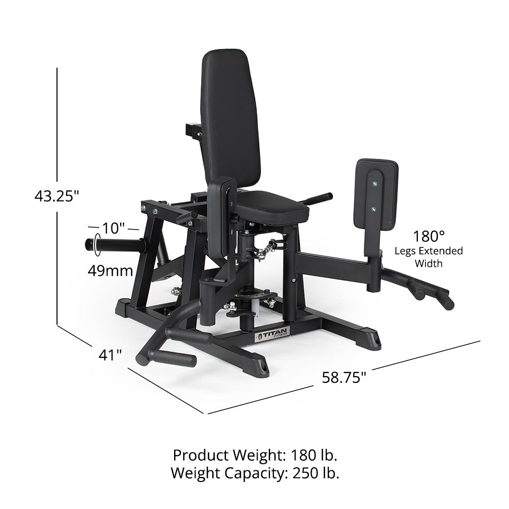 Plate-Loaded Hip Abductor And Adductor Machine