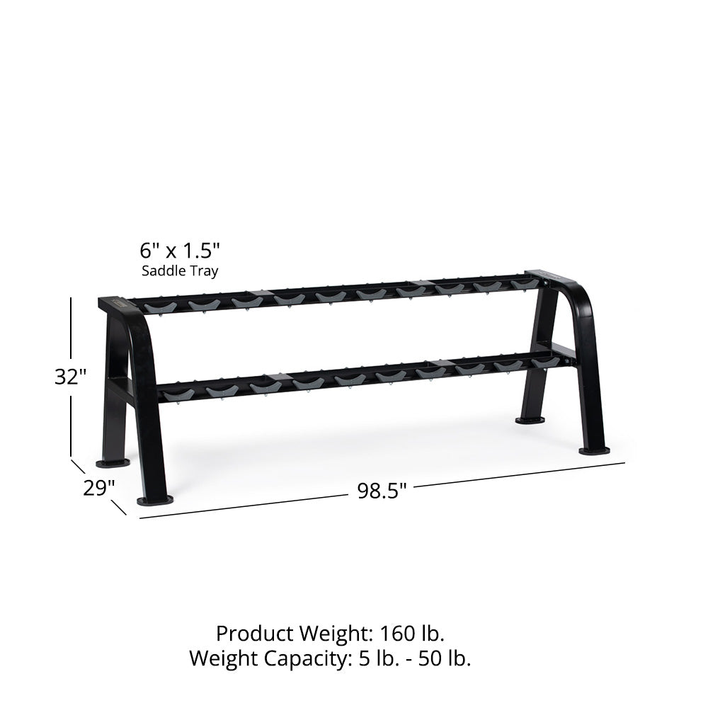 Saddle Dumbbell Rack | 2-Tier
