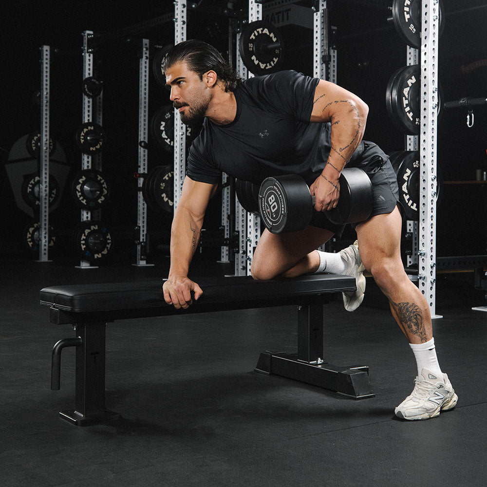 Elite Series Single Post Flat Bench