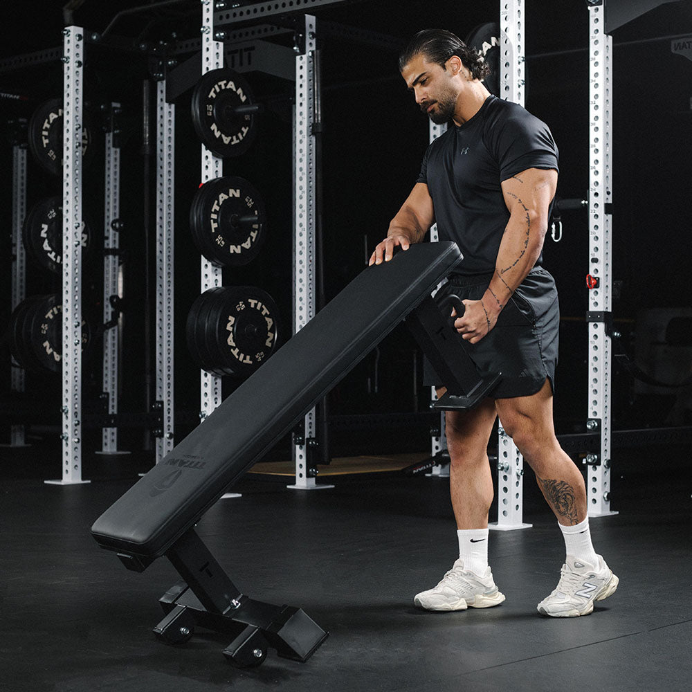 Elite Series Single Post Flat Bench