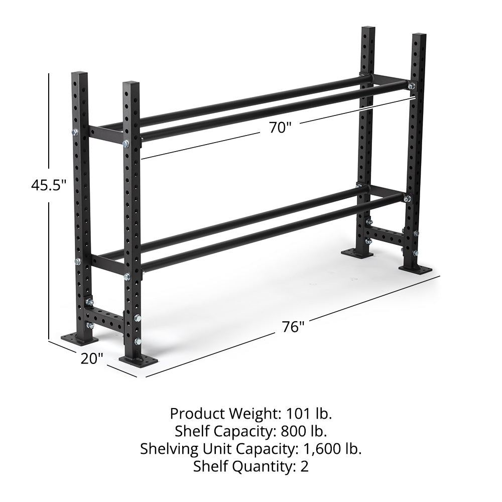 Elite Series Mass Storage System with Bumper Plate & Medicine Ball Shelves