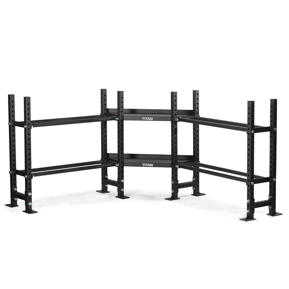 Elite Series Mass Storage System with Bumper Plate & Corner Shelves