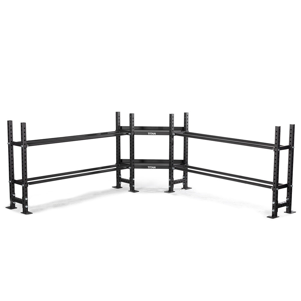 Elite Series Mass Storage System with Bumper Plate & Corner Shelves