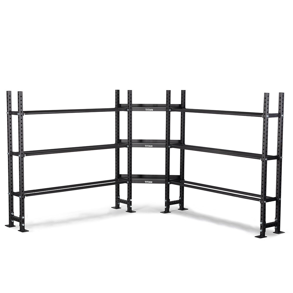 Elite Series Mass Storage System with Bumper Plate & Corner Shelves