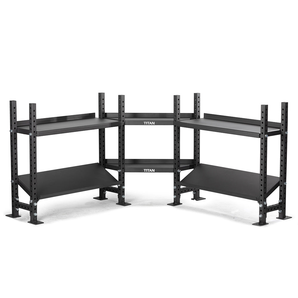 Elite Series Mass Storage System with Adjustable Shelves & Corner Shelves