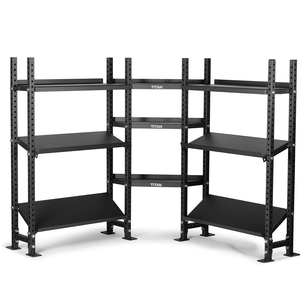 Elite Series Mass Storage System with Adjustable Shelves & Corner Shelves