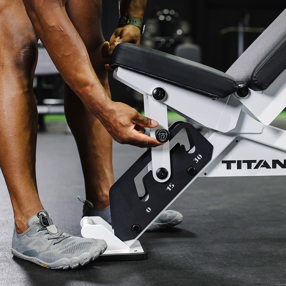 TITAN Series Adjustable Bench | White