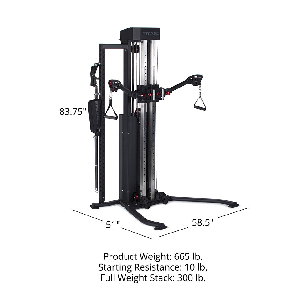 S-1 Series Nemesis 300 LB Single Stack Functional Trainer