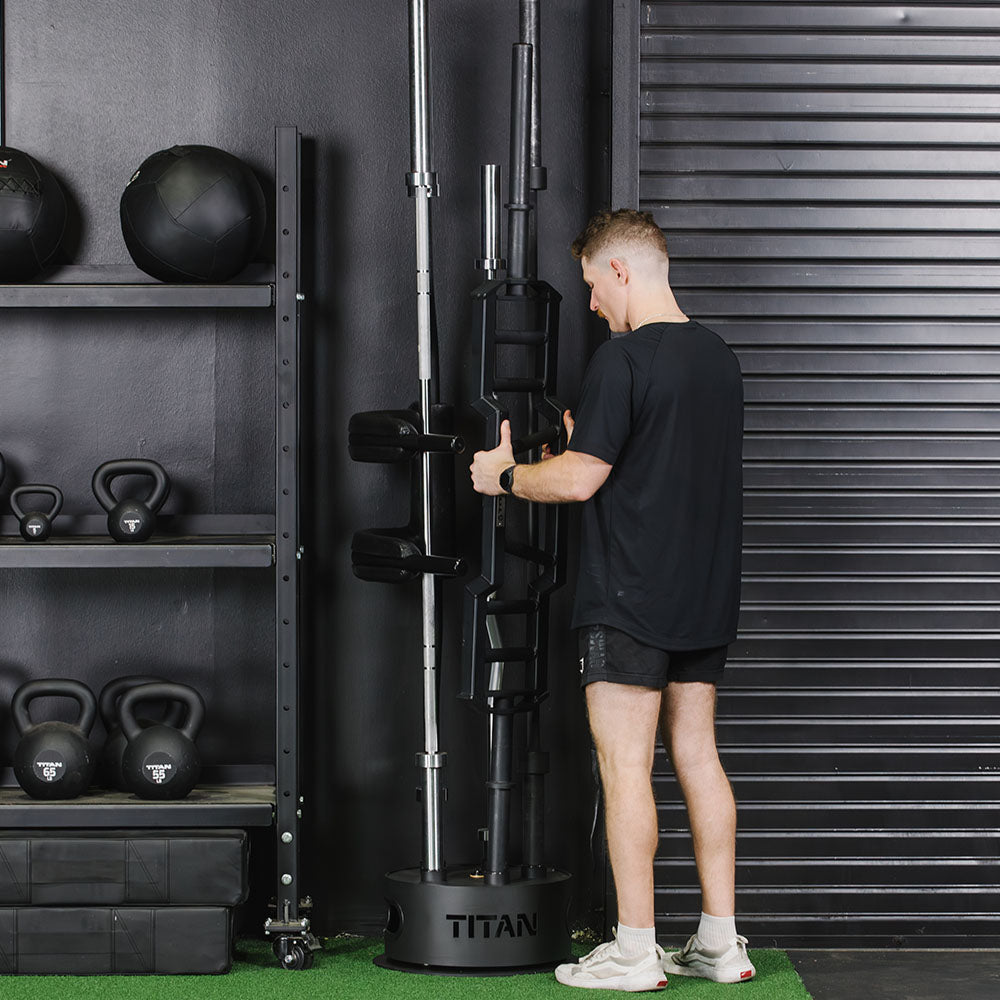 Revolver Rotating Barbell Rack