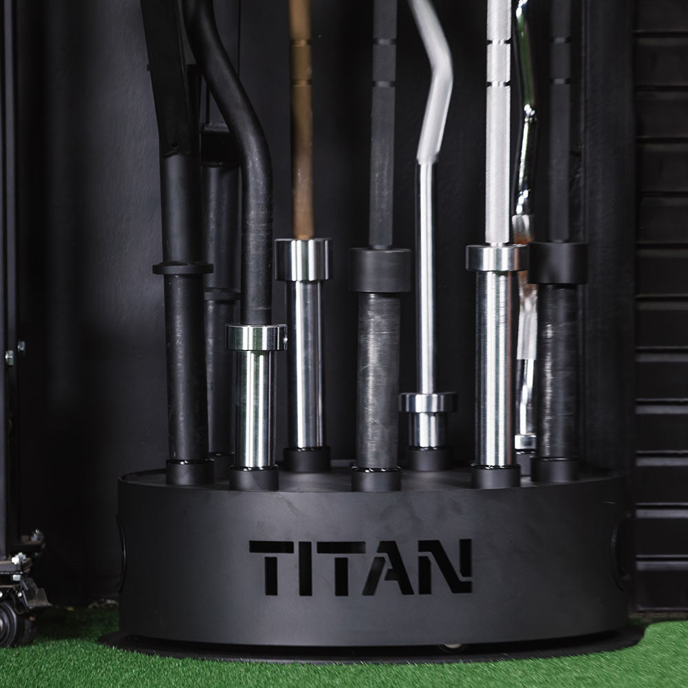 Revolver Rotating Barbell Rack