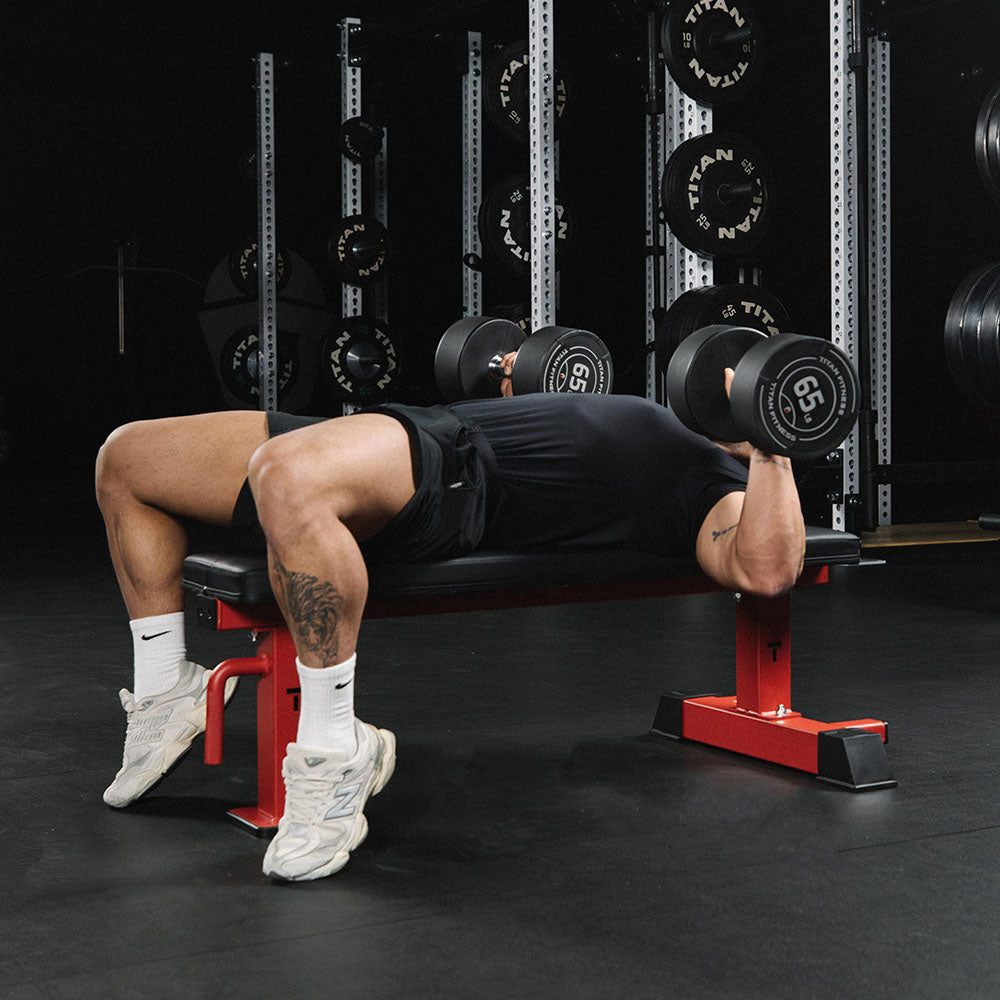 Elite Series Single Post Flat Bench