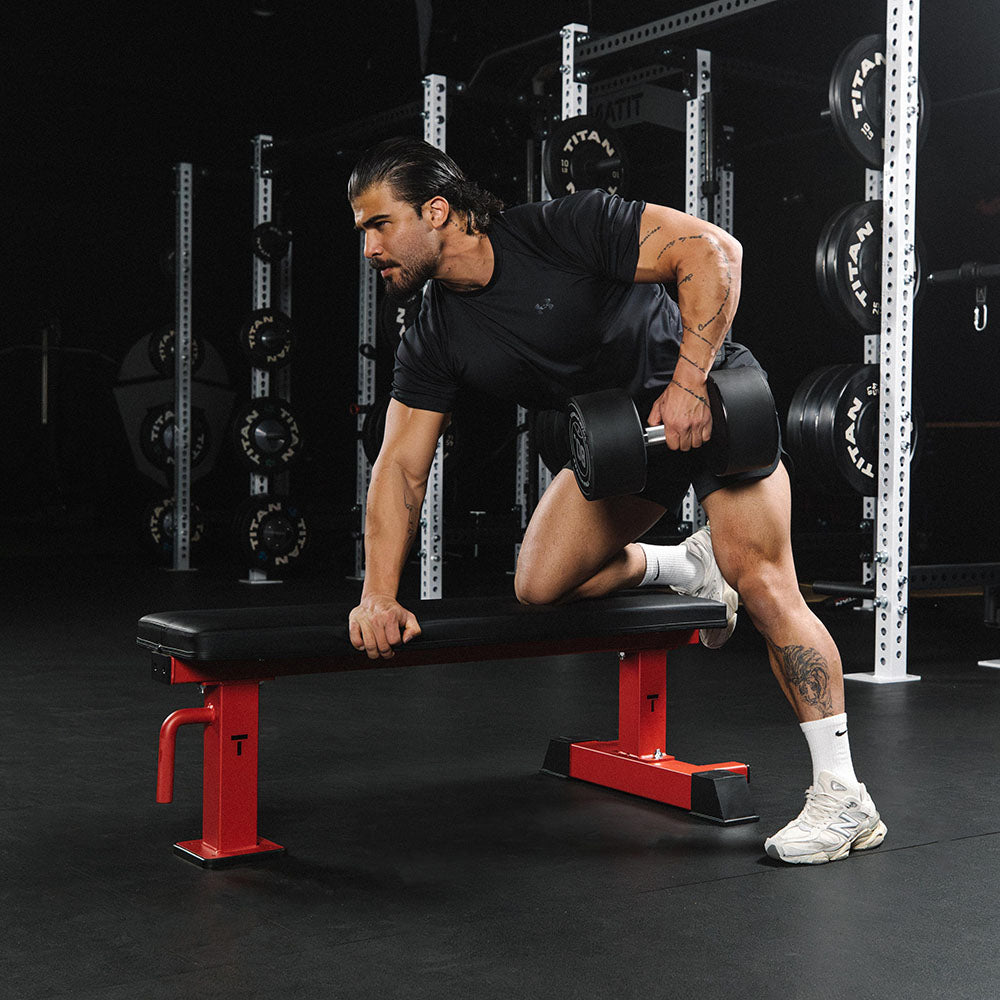 Elite Series Single Post Flat Bench