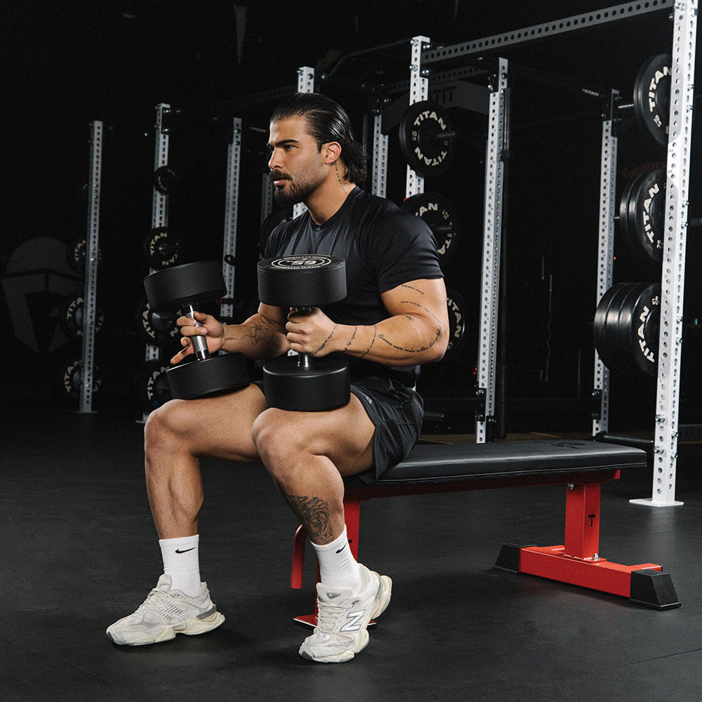 Elite Series Single Post Flat Bench