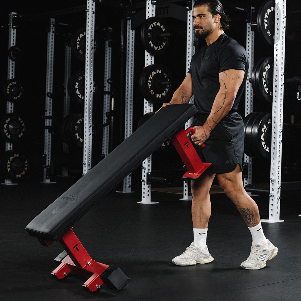 Elite Series Single Post Flat Bench