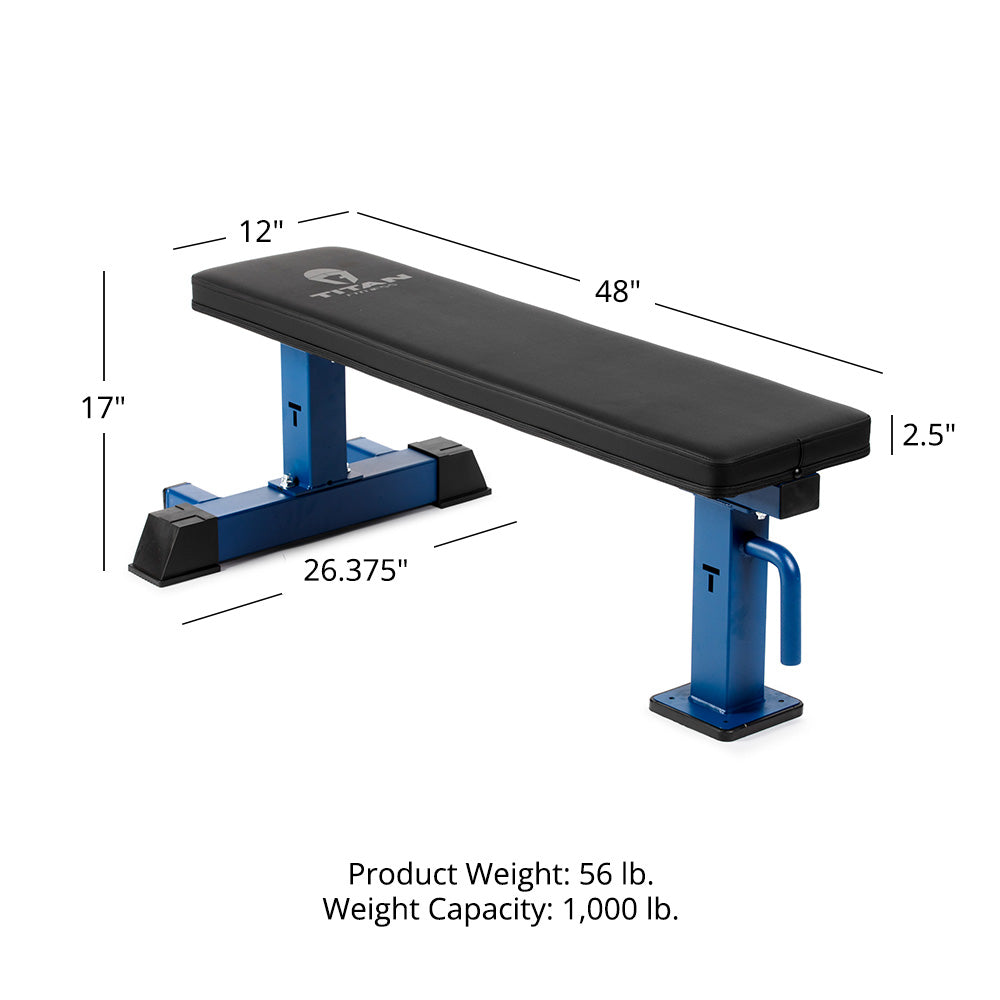 Elite Series Single Post Flat Bench