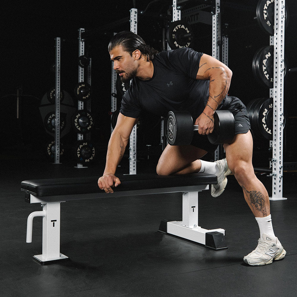 Elite Series Single Post Flat Bench