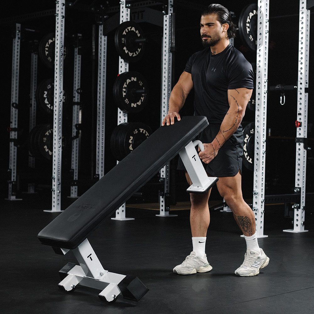 Elite Series Single Post Flat Bench