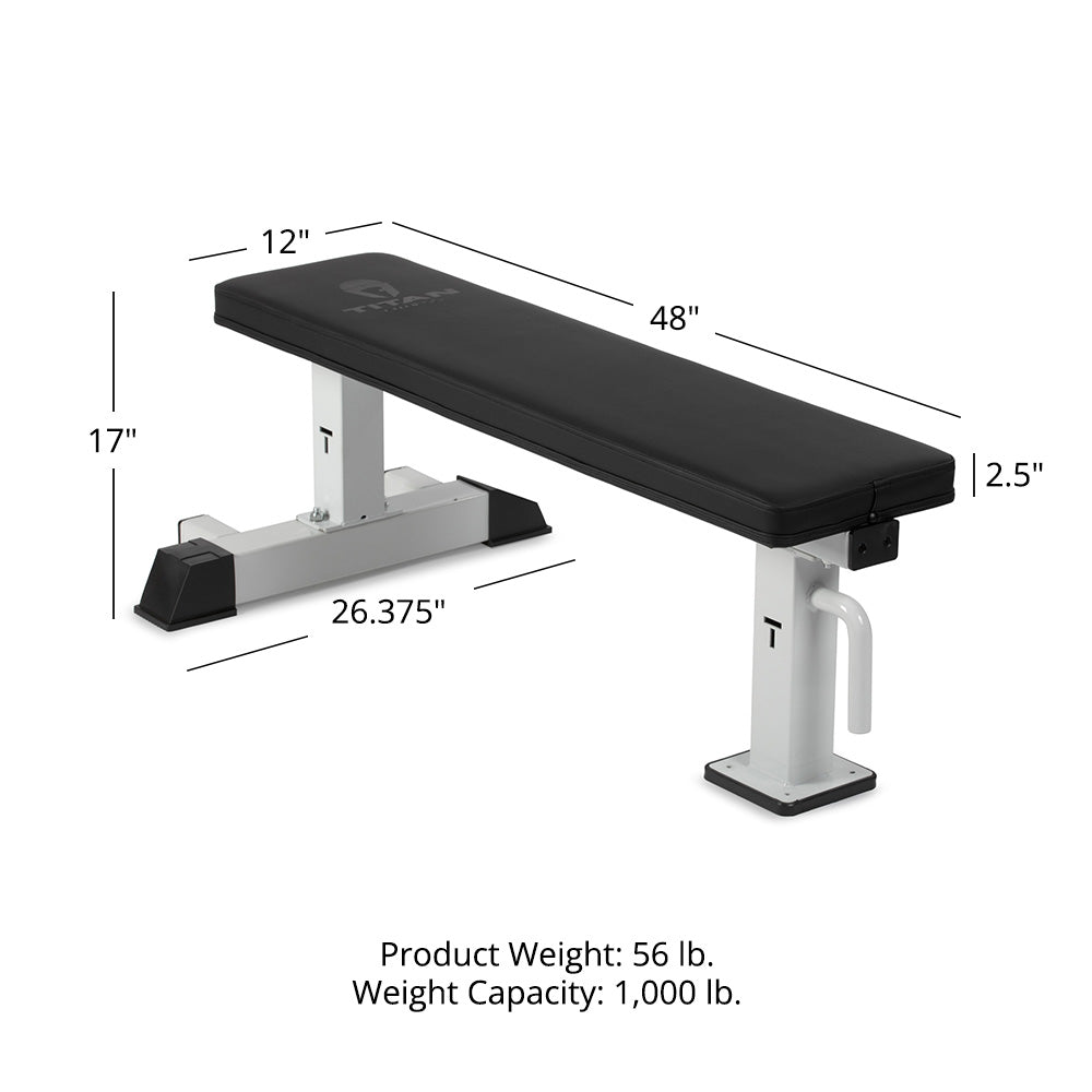 Elite Series Single Post Flat Bench