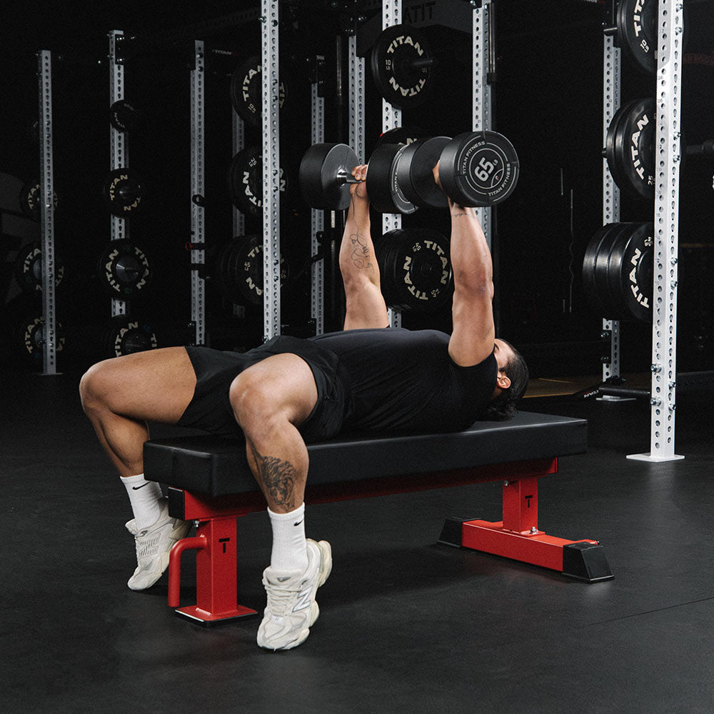 TITAN Series Single Post Flat Bench