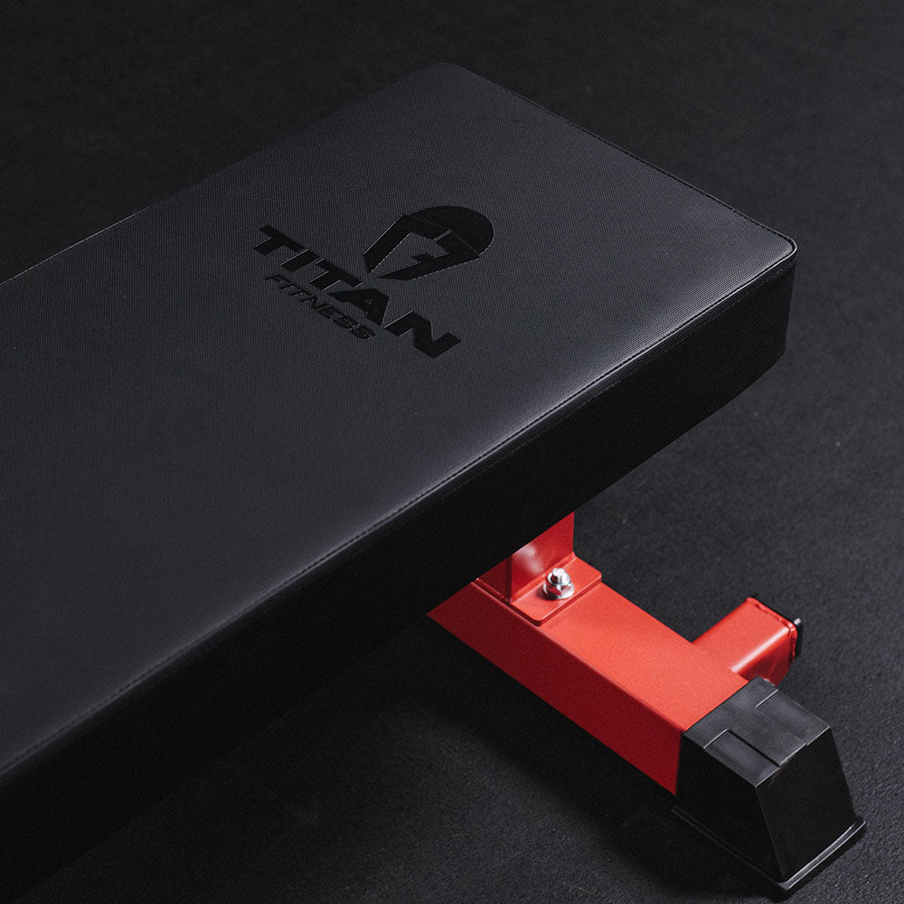 TITAN Series Single Post Flat Bench
