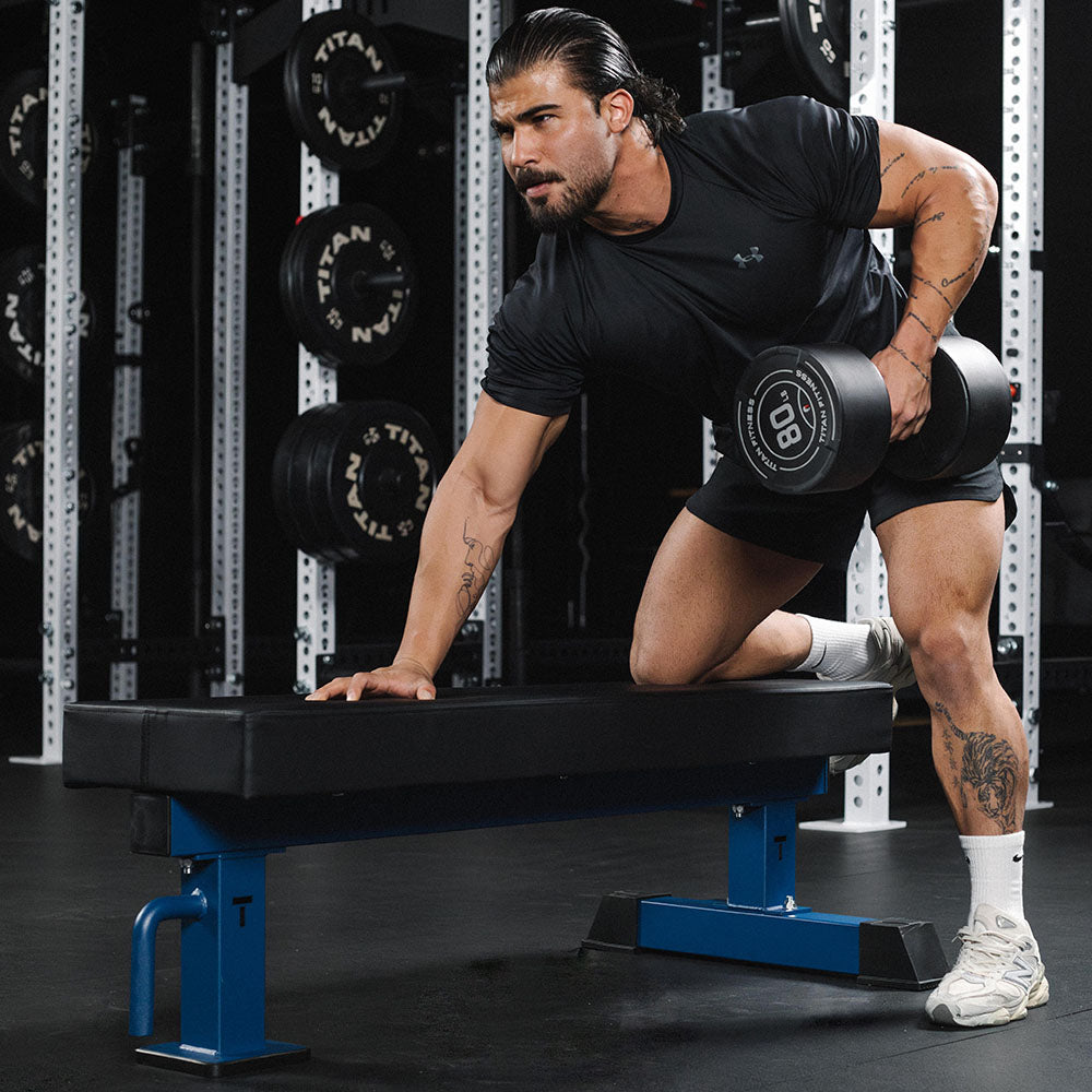 TITAN Series Single Post Flat Bench