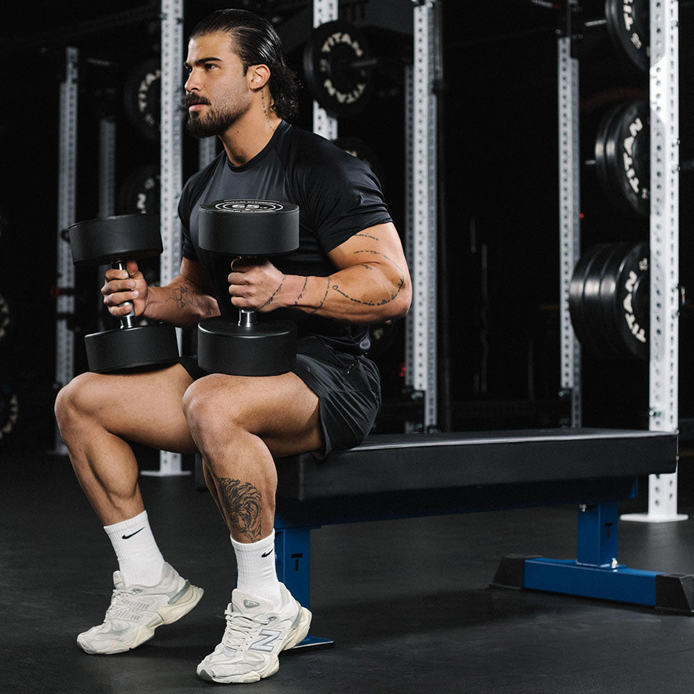 TITAN Series Single Post Flat Bench