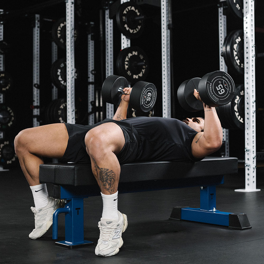 TITAN Series Single Post Flat Bench