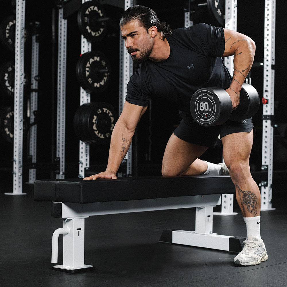TITAN Series Single Post Flat Bench