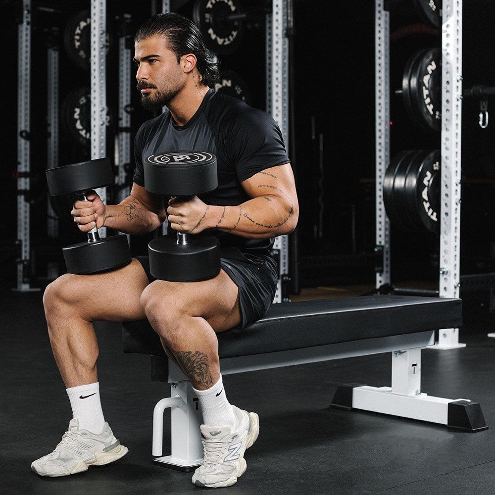 TITAN Series Single Post Flat Bench
