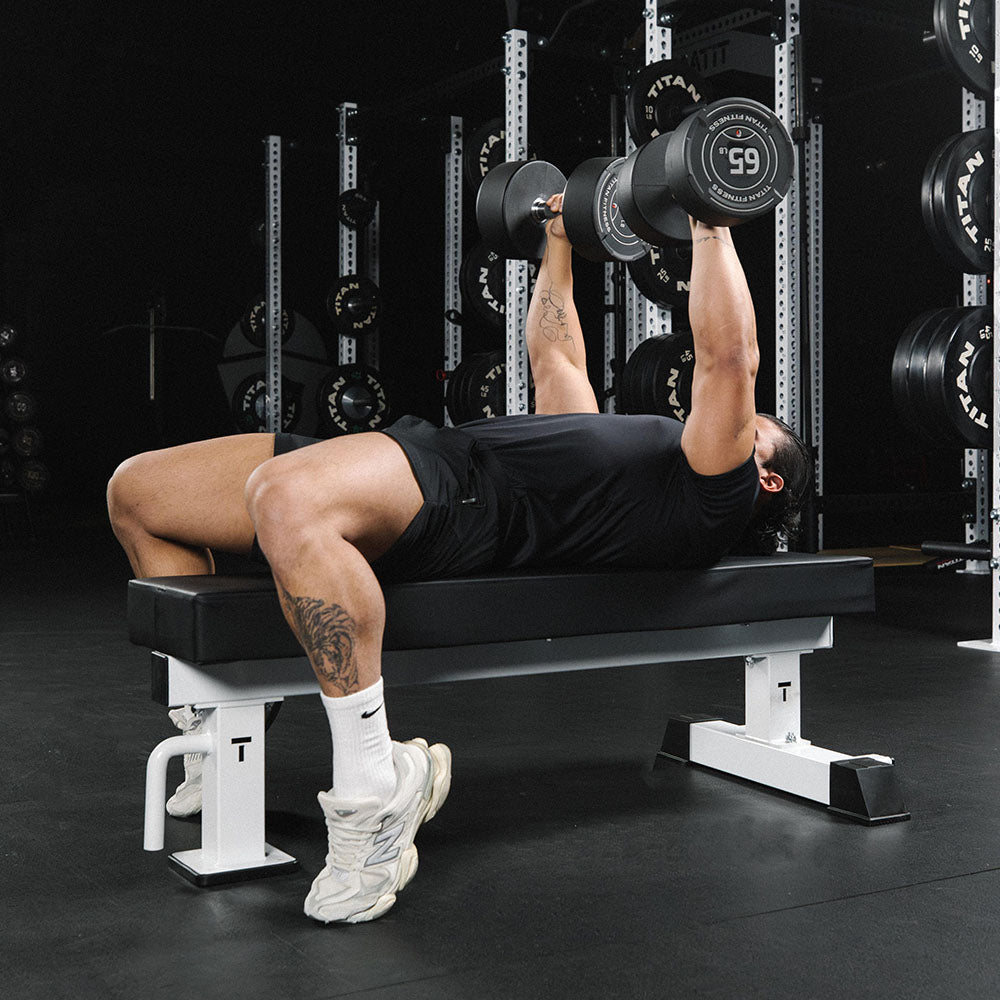 TITAN Series Single Post Flat Bench