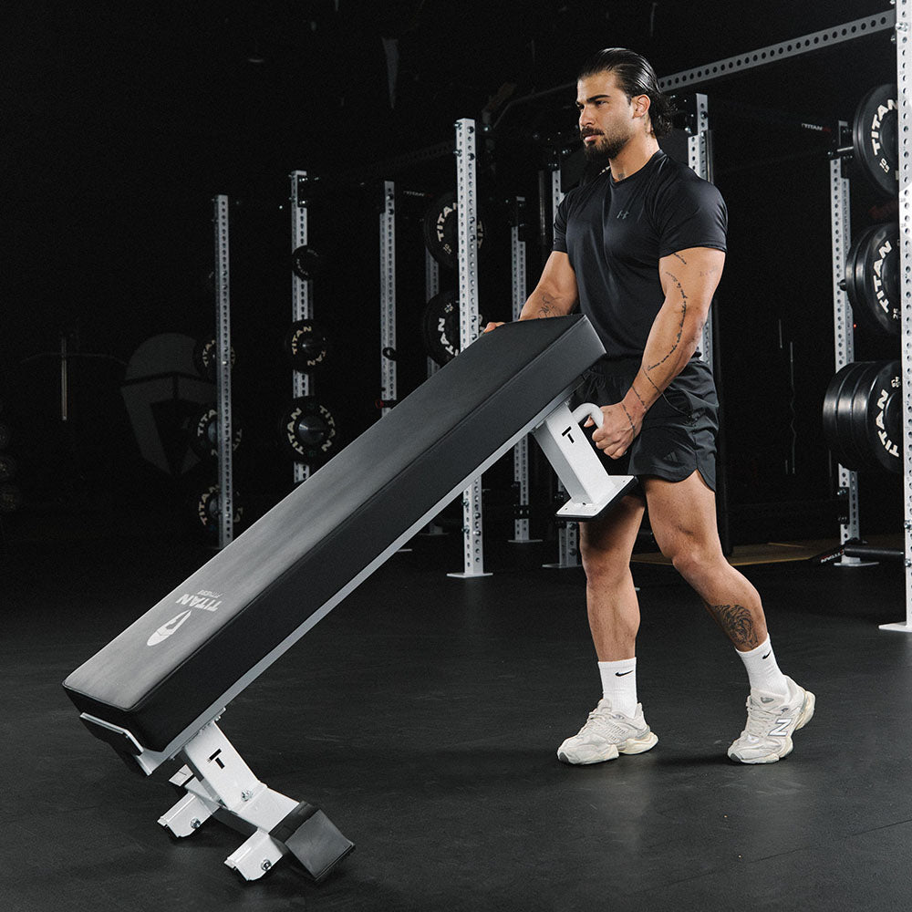 TITAN Series Single Post Flat Bench