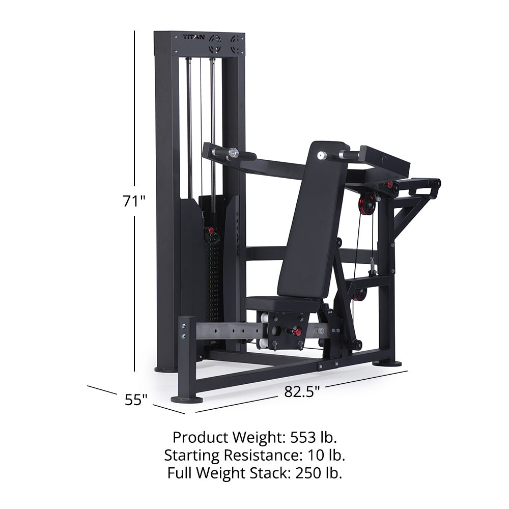 S-1 Series Selectorized Incline Chest & Shoulder Press