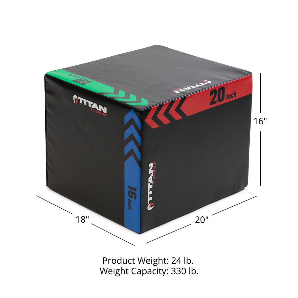 3-In-1 Heavy Foam Plyometric Box