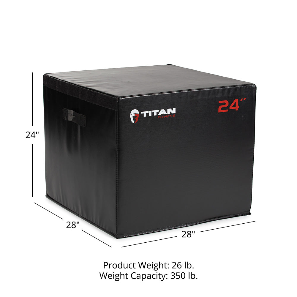 Stackable Soft Foam Plyometric Boxes | 24" Details
