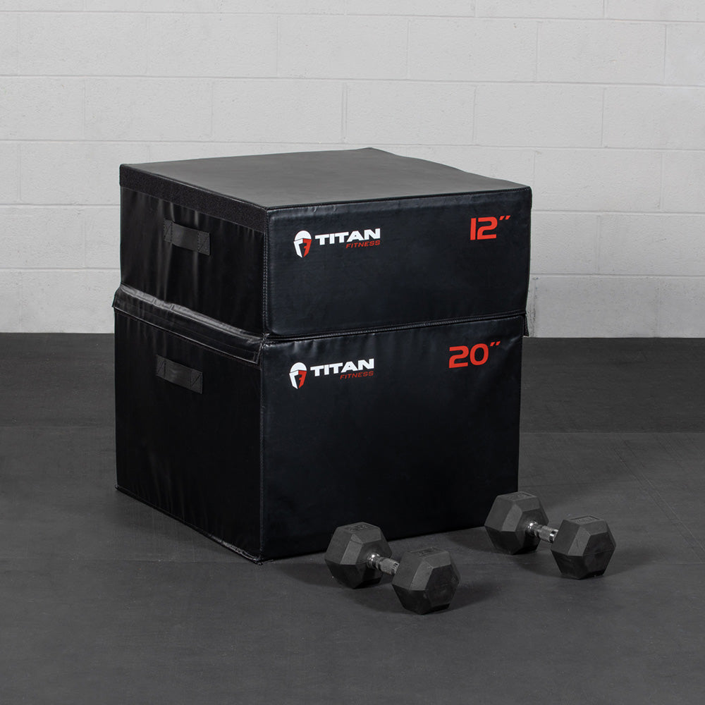 Stackable Soft Foam Plyometric Boxes | 3