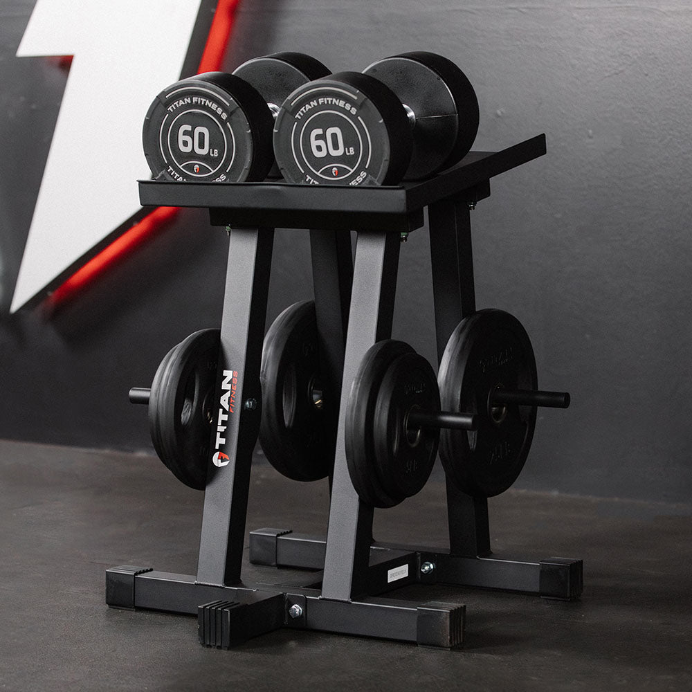 Dumbbell Stand and Plate Tree