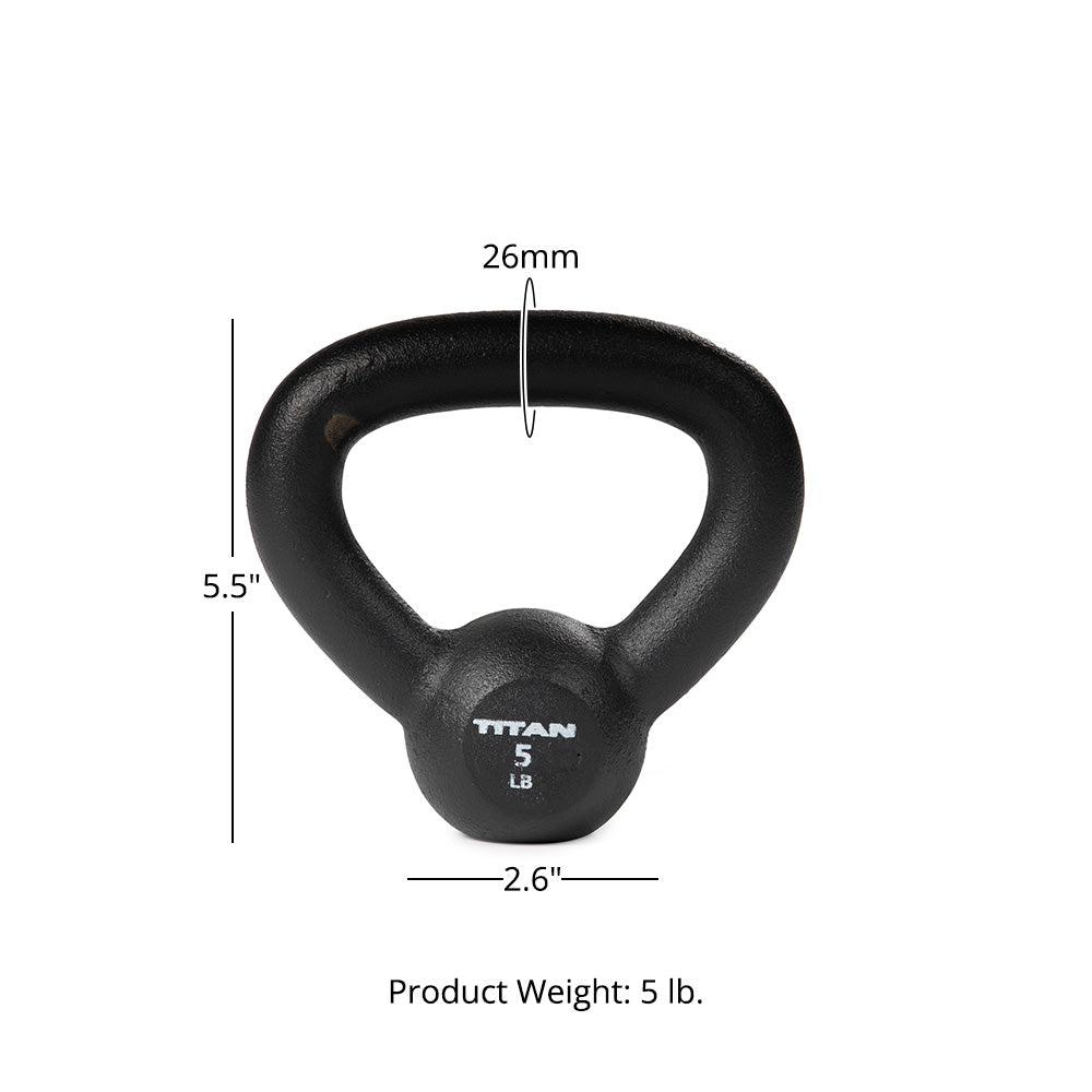 LB Cast Iron Kettlebells | 5 LB Detail