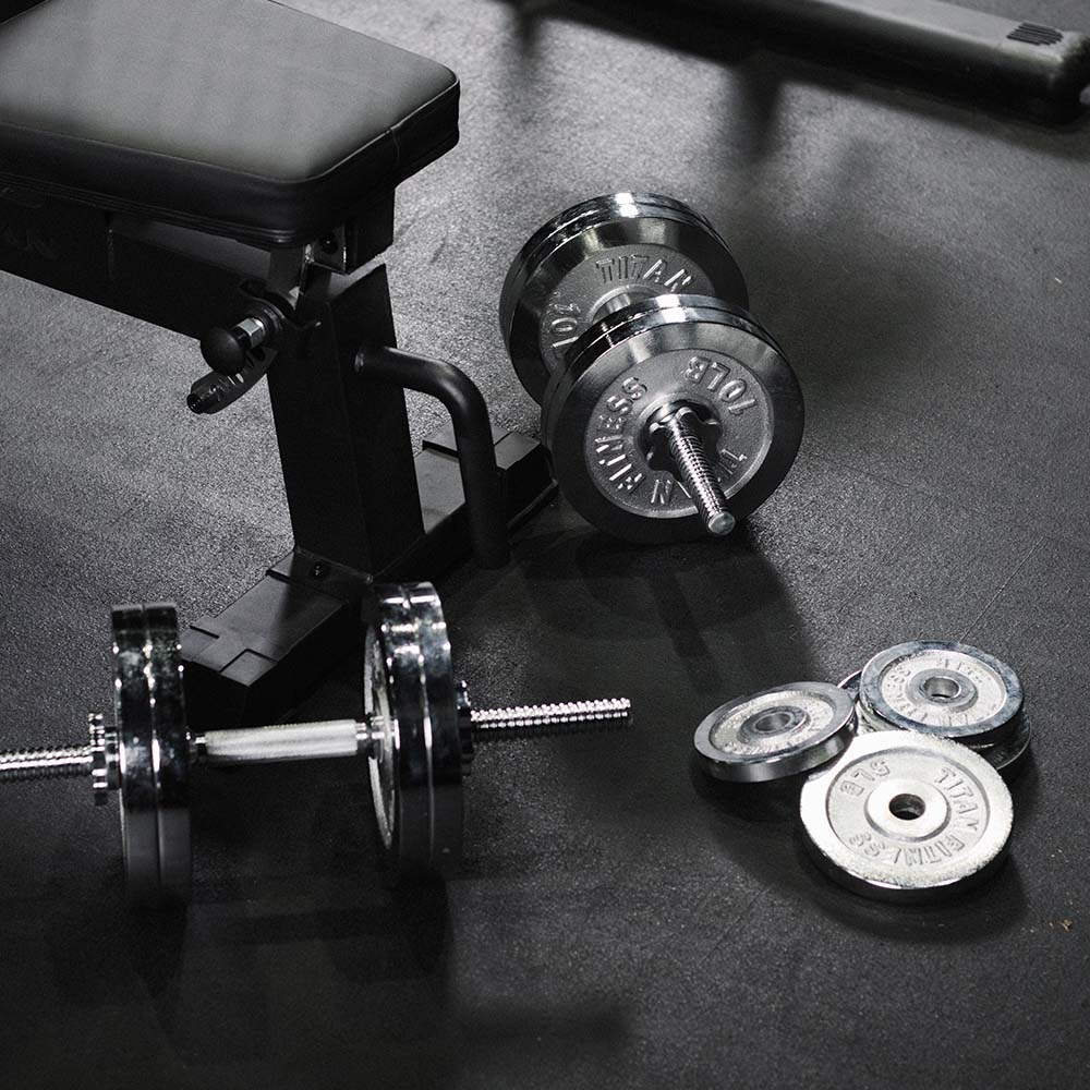 200 LB Set Adjustable Chrome Dumbbells