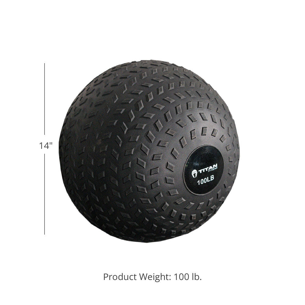 Rubber Tread Slam Balls | 100 LB Detail