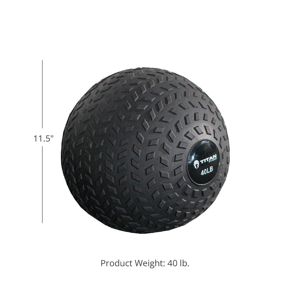 Rubber Tread Slam Balls | 40 LB Detail