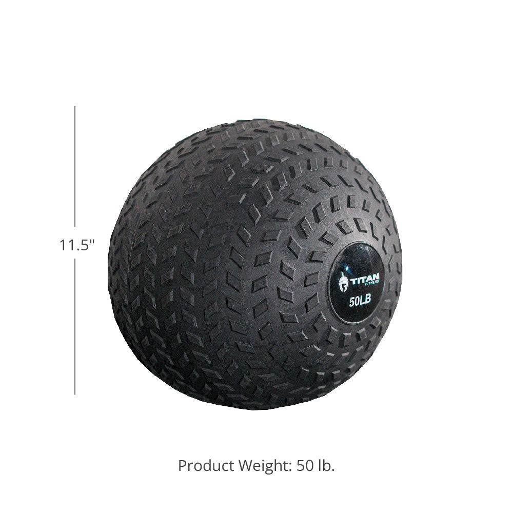 Rubber Tread Slam Balls | 50 LB Detail