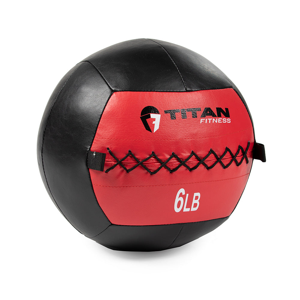 Soft Leather Medicine Wall Ball | 6 LB