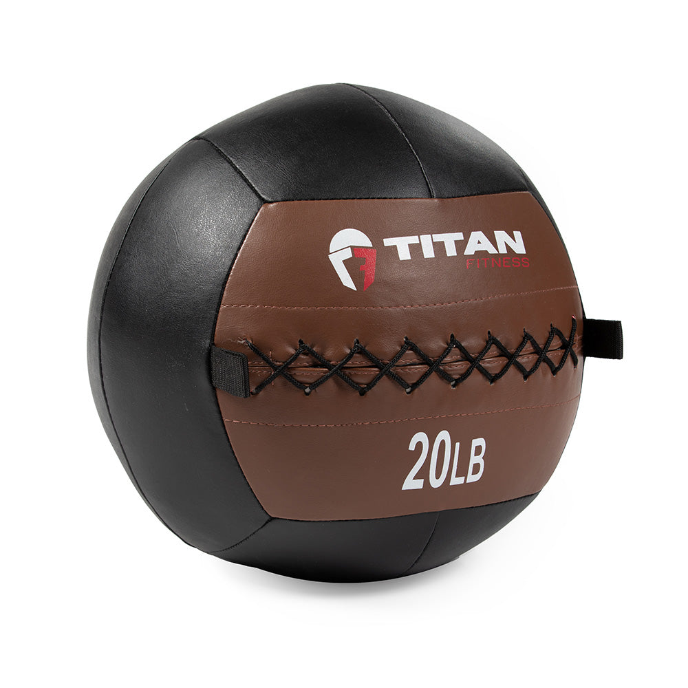 Soft Leather Medicine Wall Ball | 20 LB