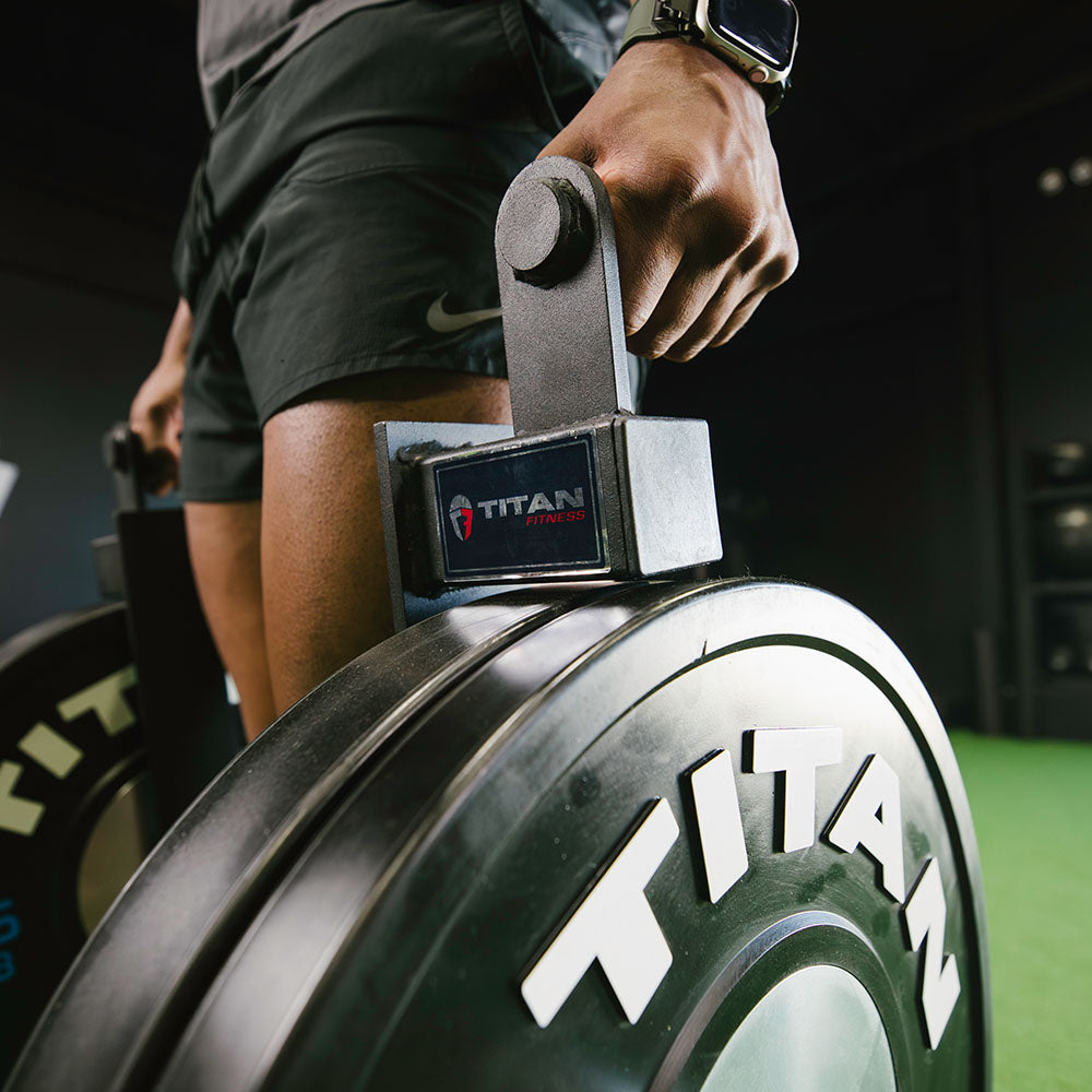 Mini Farmer's Walk Handles with Olympic Weight Posts
